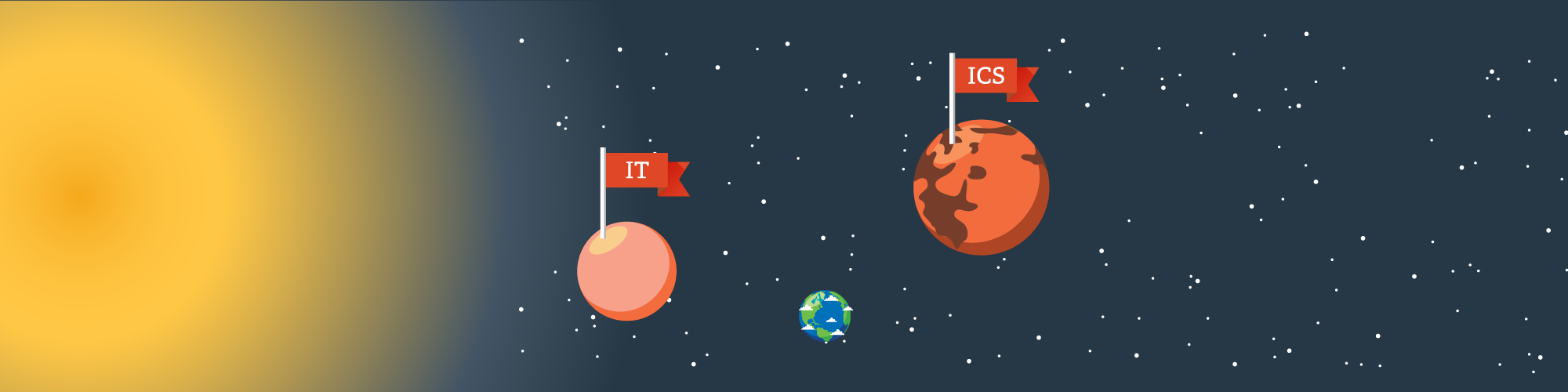 IT is from Mercury, ICS is from Mars image